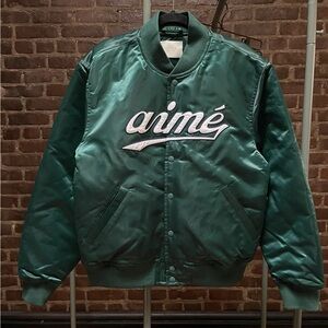 Aime Leon Dore Green Bomber Jacket